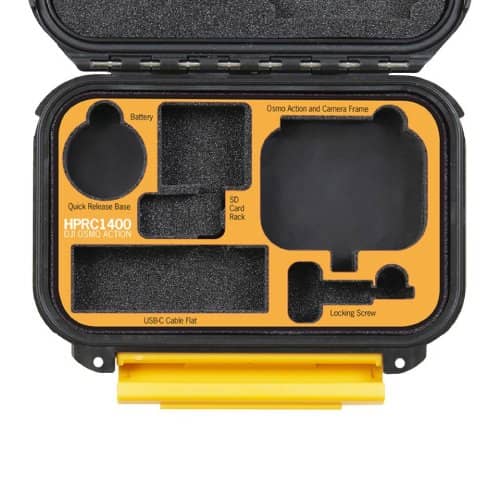 HPRC 1400 Hard Case For DJI Osmo Action (Yellow / Black) - Image 3