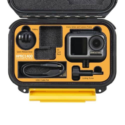 HPRC 1400 Hard Case For DJI Osmo Action (Yellow / Black) - Image 4