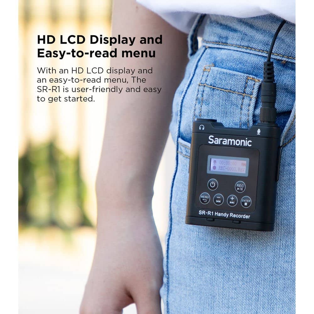 Saramonic Belt Pack Recorder with DK3 Lavalier and MicroSD Card - Image 15