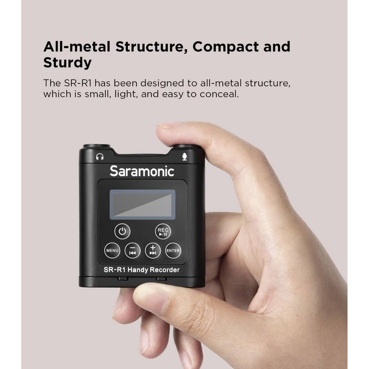 Saramonic Belt Pack Recorder with DK3 Lavalier and MicroSD Card - Image 16