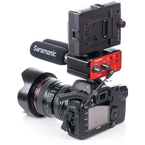 Saramonic SR-PAX1 Two-Channel Audio Mixer, Preamp, Microphone Adapter - Image 4